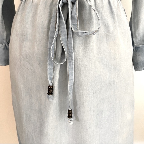 Luxology 3/4 sleeve lightweight denim dress. - Picture 7 of 7